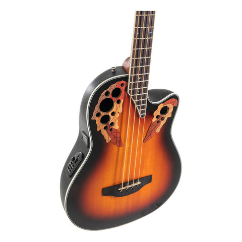 Bajo Electroacústico Ovation Celebrity Elite 4 Cuerdas Marrón Diestro Laqueado