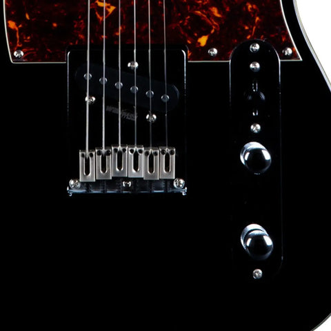 Jet Guitars Jt350 Guitarra Eléctrica Negra Orientación De La Mano Diestro
