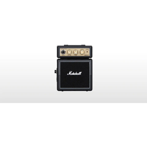 Micro Amplificador Negro Con 1 Bocina 1w Marshall Ms-2 Negro