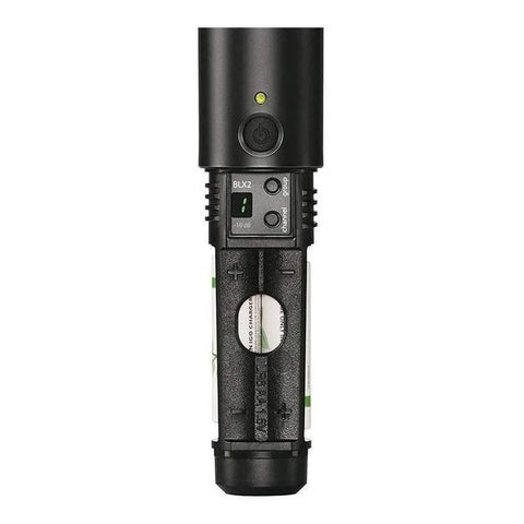 Shure Blx2/pg58 Transmisor Inalámbrico *solo Microfono Color Negro