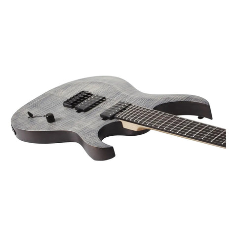 Guitarra Eléctrica Schecter Sunset-6 Extreme De 6 Cuerdas, Gray Ghost Diestro Ébano