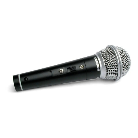 Micrófono Dinamico Cardioide Con Switch Samson R21s Negro