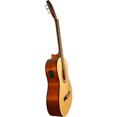 Guitarra Electroacustica Caja Clasica La Sevillana A2e Natural