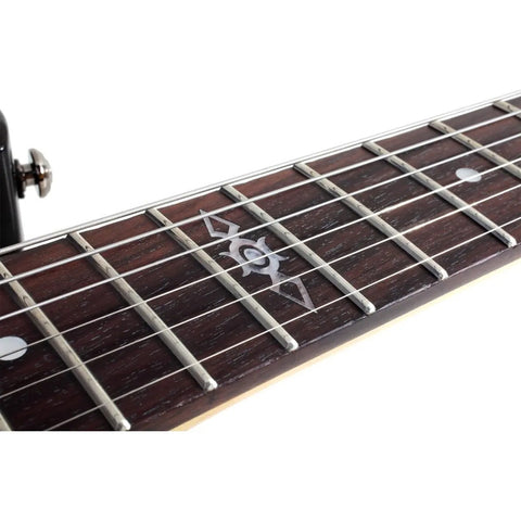 Guitarra 7 Cuerdas Color Negro, Sgr By Schecter C7 Diestro Gloss Black Palo De Rosa