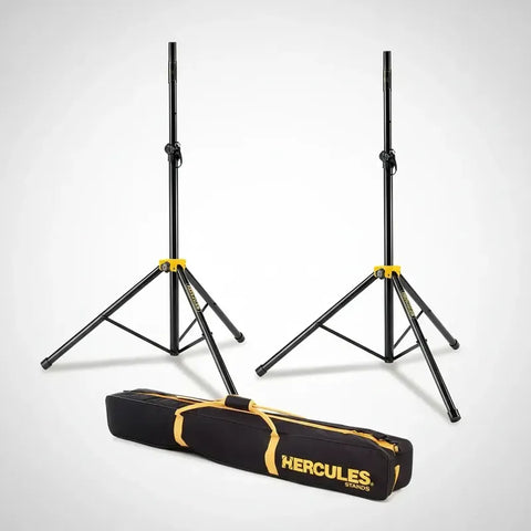 Hercules Ss200bb Par De Soportes Bases P/ Bafle Color Negro