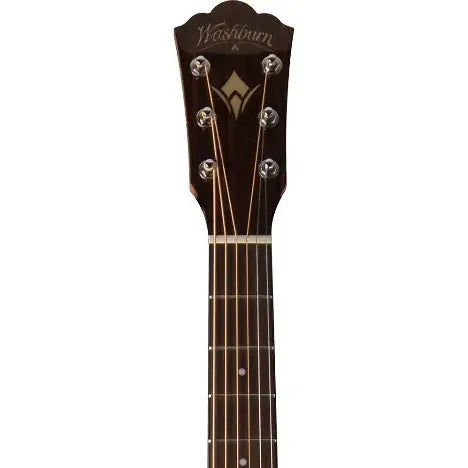 Guitarra Electroacustica Dreadnought Washburn Wld10sce Natural Diestro