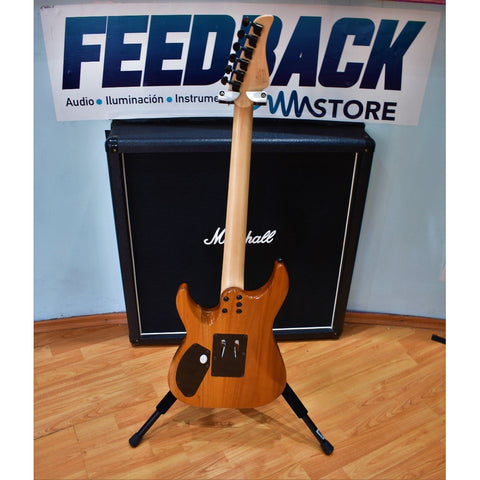 Guitarra Eléctrica Charcoal Burst, Schecter C-6 Fr Pro Cbu Diestro Charcoal Burst Wengué