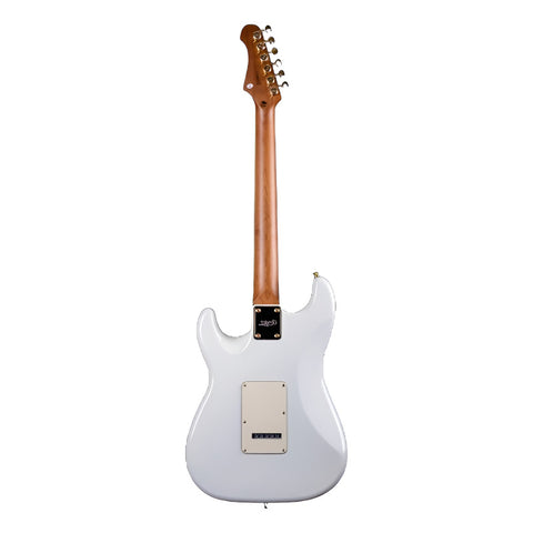 Guitarra Eléctrica Stratocaster Jet Guitars Js380 Blanco Material Del Diapasón Palisandro Orientación De La Mano Diestro