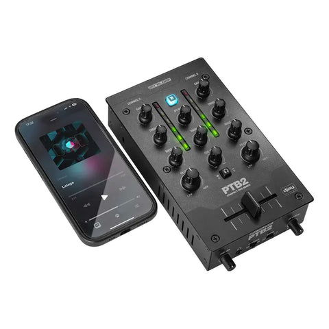 Mezcladora Portátil Para Dj 2+1 Canales Reloop Mod. Ptb-2