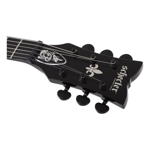Guitarra Eléctrica Schecter Solo-ii Przym Palladium Diestro Negro Ébano