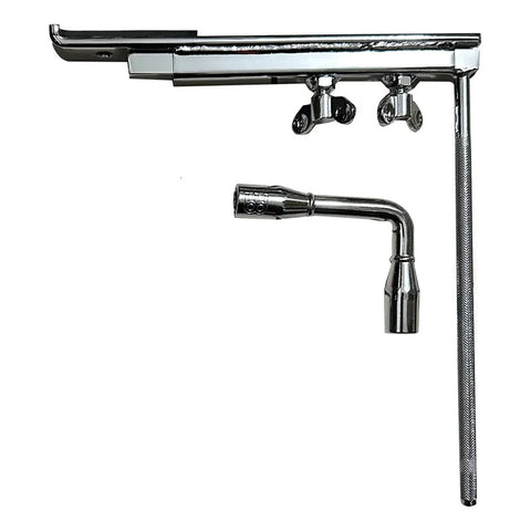 Timbales 14 Y 15 PuLG Con Soporte Cencerro Meinl Mt1415bn+ Grey