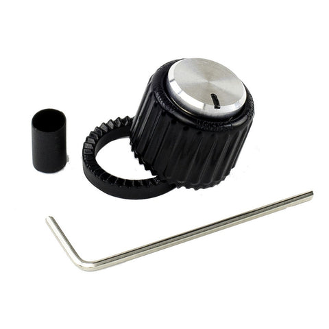 Perilla Color Negro/plata Loknob Planet Wave Pw-lnl01bs