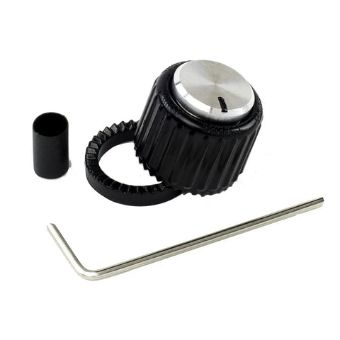 Perilla Color Negro/plata Loknob Planet Wave Pw-lnl01bs