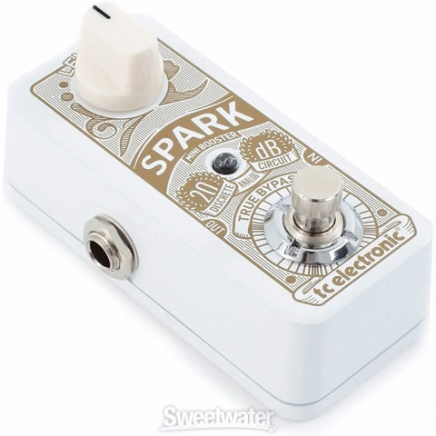 Pedal Tc Electronic Spark Mini Booster True Bypass Inm Blanco