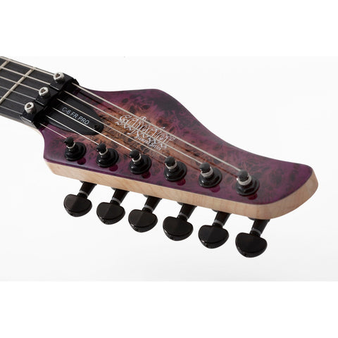 Guitarra Eléctrica Sólida 6 Cuerdas Schecter C-6 Fr Pro Aub Diestro Aurora Burst Wengué