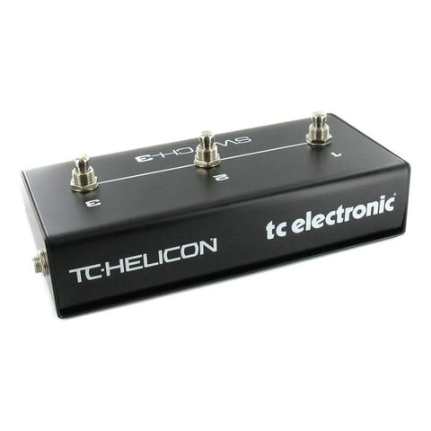 Control Pedal Con 3 Selectores Tc Electronic Switch-3 Negro