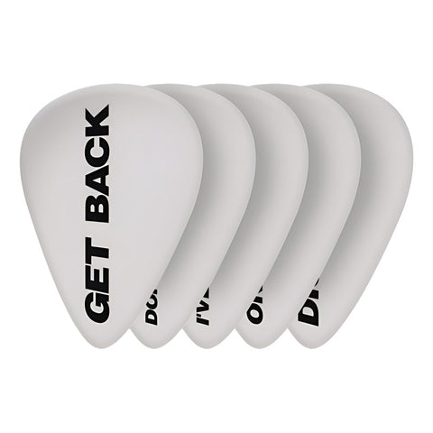 Paquete Con 10 Púas 1mm The Beatles Planet Waves 1cwh6-10b8 Blanco Pesado