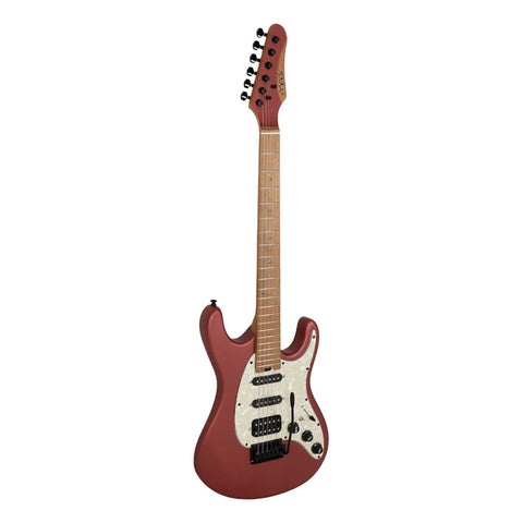 Guitarra Eléctrica Mars Strat Metallic Red Stratocaster Diestro Red