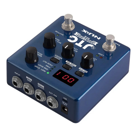 Pedal Drum Y Loop P/guitarra Nux Ndl-5 Jtc Drum & Loop Pro Azul