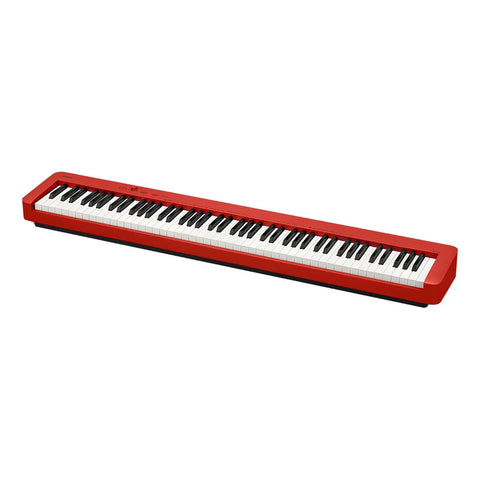 Piano Color Rojo Digital De 88 Teclas Casio Cdp-s160rd Rojo