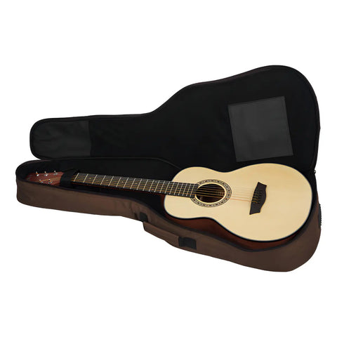 Washburn Travel Mini Agm5k Guitarra Acústica Tapa Abeto Color Natural Diestro