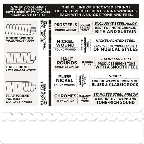 Cordas Para Guitarra D'addario Xl Chromes Ecg25 012 - 052