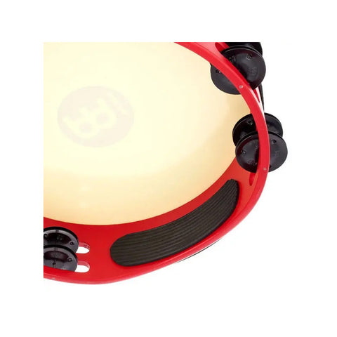 Pandero Rojo Crotalos Negros De Acero Meinl Tah2bk-r-tf