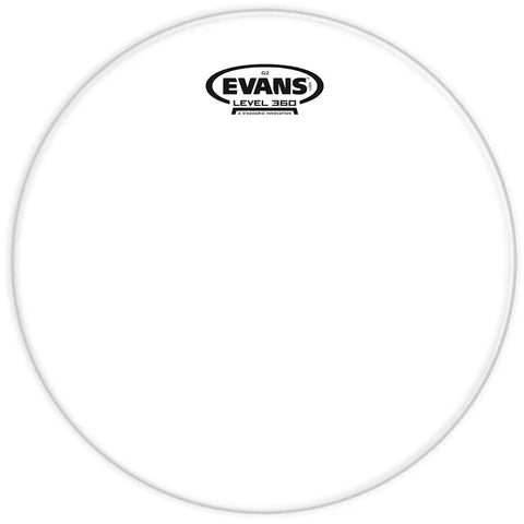Parche De Golpe Para Tom De 14 PuLG Serie G , Evans Tt14g2 Transparente