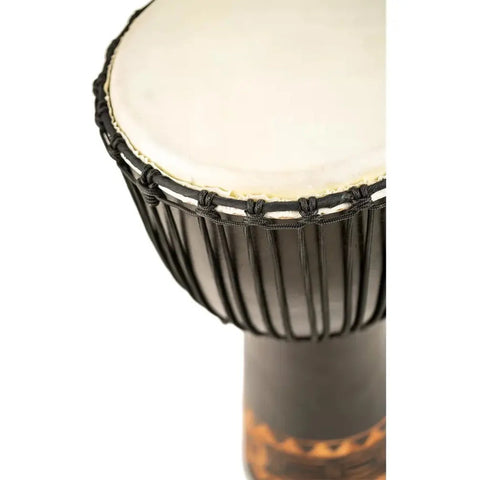 Djembe De Una Pieza De Caoba 13 Pulgadas Headliner Hdj1-xl Marrón Oscuro