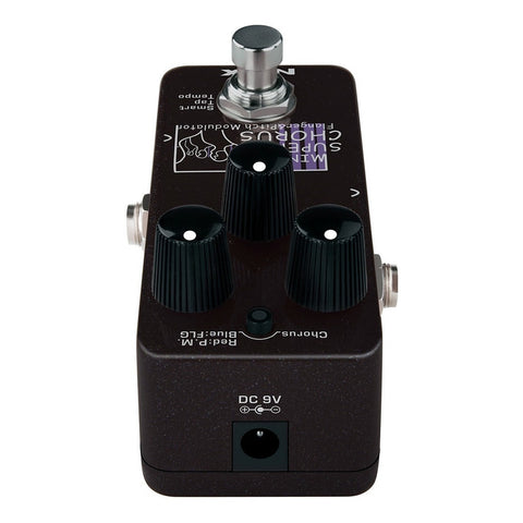 Mini Pedal Chorus Para Guitarra Nux Nch-5 Mini Super Chorus Marrón Oscuro