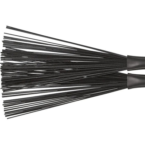 Escobillas De Madera Con Alambre De Nylon Brush Meinl Sb303 Negro Nocturno