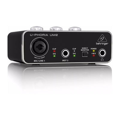 Behringer U-phoria Um-2 Interfaz De Audio Usb Envío Gratis Color Negro