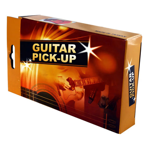 Pastilla New Beat Pu-33 Guitarra Acústica Single Coil Negra Negro