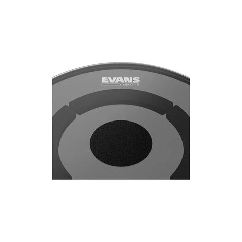 Parche Malla Para Tom 16 Pulgadas Silencioso Evans Tt16db1 Gris