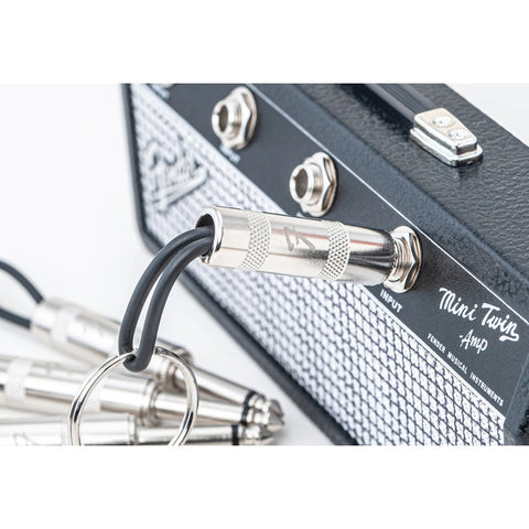 Porta Llaves Original Con Licencia Pluginz Fender Jack Rack Gris