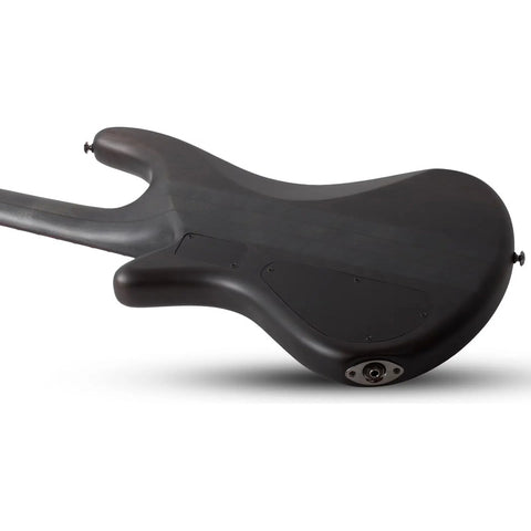 Bajo 4 Cuerdas Schecter Stiletto Studio-4 See Thru Black Sat Diestro Negro Mate 4