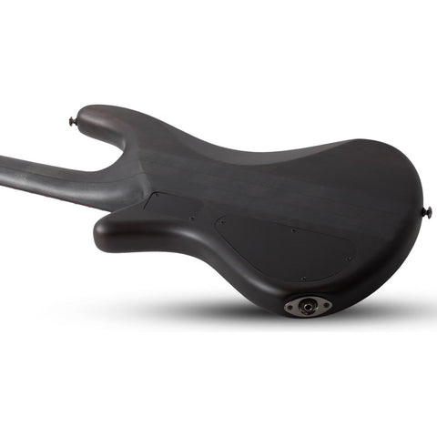 Bajo 4 Cuerdas Schecter Stiletto Studio-4 See Thru Black Sat Diestro Negro Mate 4