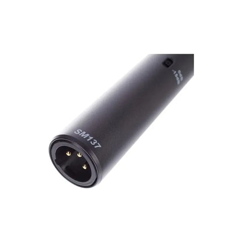 Microfono Condeser Shure Sm137 Para Vientos Coros Percusion Color Negro