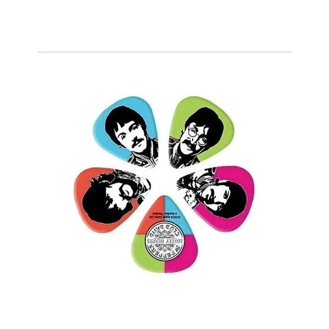 Daddario 1cwh2-10b6 Set De 10 Plumillas The Beatles Color Varios