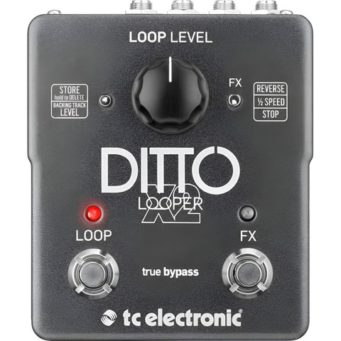 Pedal D/doble Interruptor, Tc Electronic Ditto X2 Looper Negro