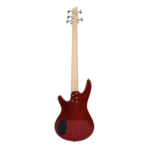 Bajo Mars Eléctrico 5 Cuerdas Pasivo Mod. Eb-5 Red Diestro Rojo