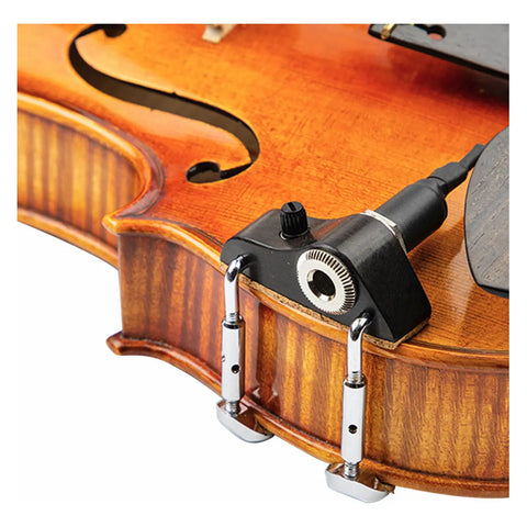 Pastilla Para Violín O Viola C/control De Volumen Kna Vv-3v Negro