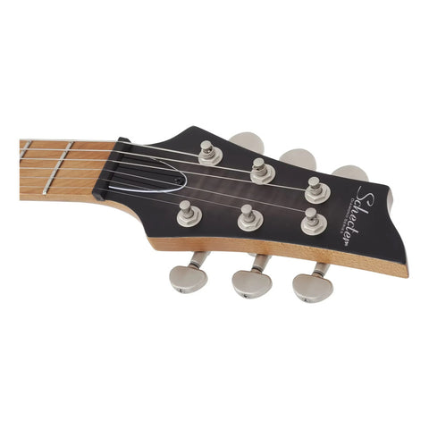 Schecter C-1 Standard Plus  Guitarra Eléctrica Negro Trans Diestro Negro Maple
