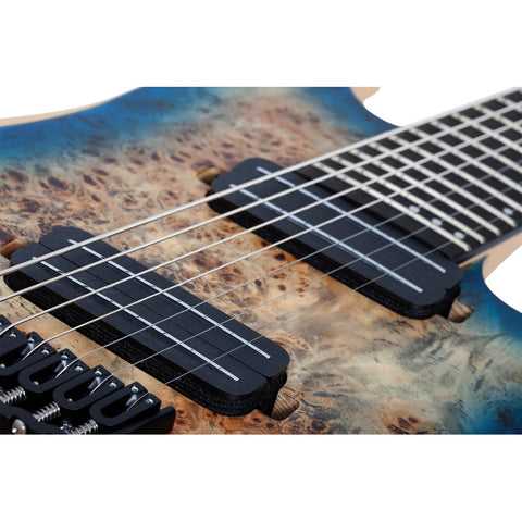 Guitarra Elec. 7 Cuerdas Schecter Reaper-7 Multi-scale Syb Diestro Satin Sky Burst Ébano