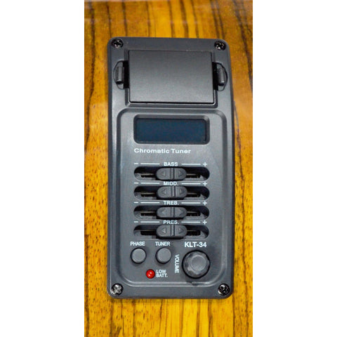 Guitarra Electro Acústica Caja Clásica La Sevillana Uo4ceq Natural