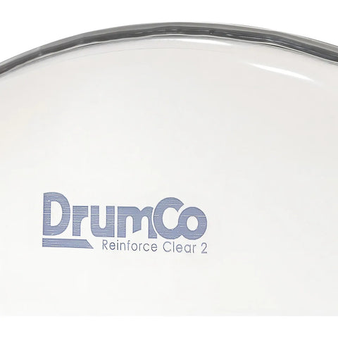 Parche Para Batería Reinforce Clear 2 De 20 Dr-20rc2 Drumco Transparente