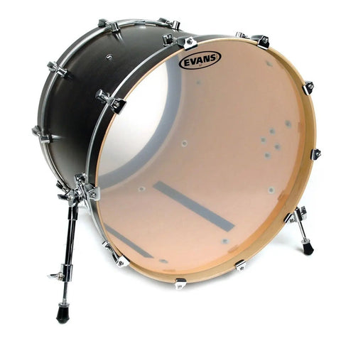 Evans Bd22g1 Parche 22 Pulgadas Clear Para Bombo De Batería Blanco
