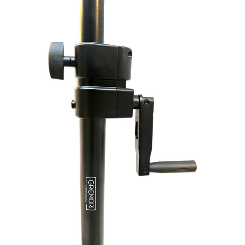 Poste Tubo Con Sistema Elevación Bafle Sub Gremori Gmr-tyw16 Negro