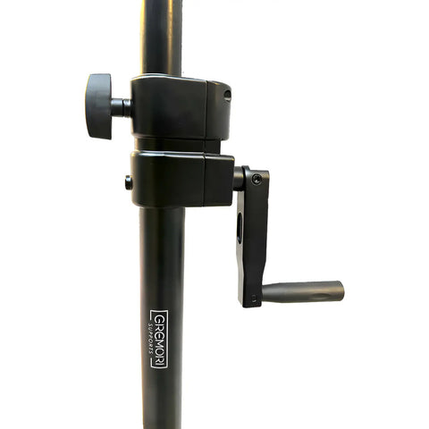 Poste Tubo Con Sistema Elevación Bafle Sub Gremori Gmr-tyw16 Negro