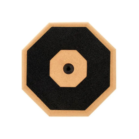 Practicador 6 PuLG Una Cara De Hule 8 Mm Evans Rf-6gm Negro